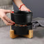 Ceramic Cat & Small Dog Bowl Set with Stand 13.5oz Non Slip Double