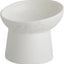 Ceramic Raised Tilted Cat Bowls Set of 2, Elevated Porcelain Feeder