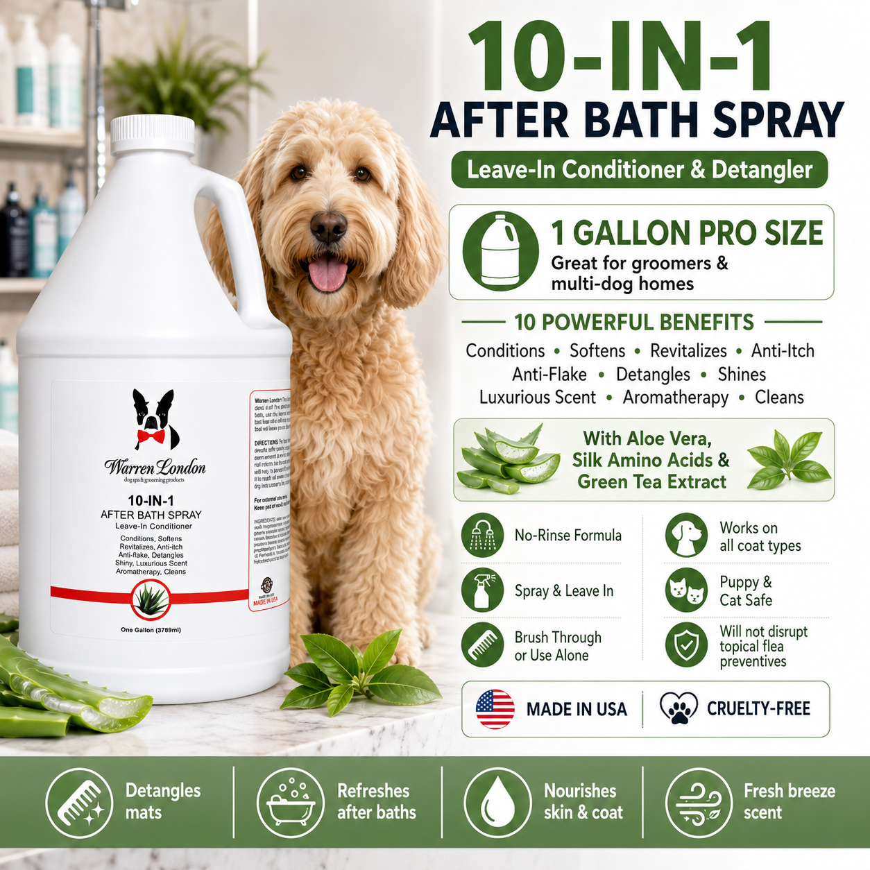 10-In-1 After Bath Spray - Professional Size