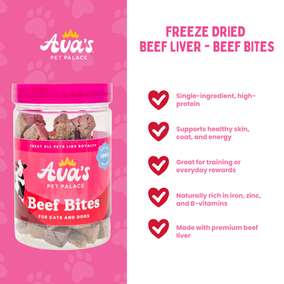 Freeze Dried Beef Liver - Beef Bites