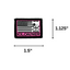 MINI FREEDOM DOG & CROSSBONES LOGO Woven Morale Patch