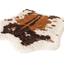 PupRug® Animal Print Memory Foam Dog Bed - Brown Faux Cowhide