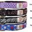 cuteNfuzzyÂ® Padded Adjustable Patterned Dog Collar with Warranty
