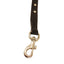 Derby Dog Designer Series Leash with Padded Handle and Diamond Shaped Studs USA Leather