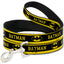 Dog Leash - BATMAN/Logo Stripe Yellow/Black