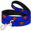 Dog Leash - Superman Shield Blue