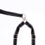 Outdoor Style Black Reflective Adjustable Double Leash