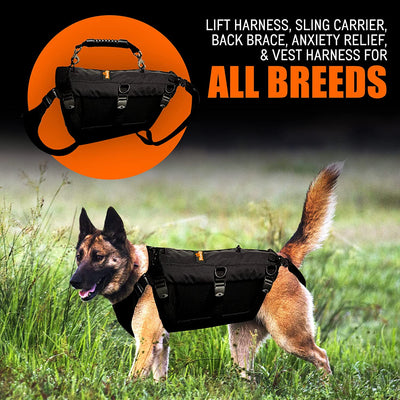 [LIFETIME WARRANTY!] NeoAlly 5-in-1 Sturdy Dog Lift Harness Full Body Support