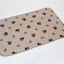 Light Brown Paw Print Pad/Mat, 2-Pack