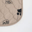 Light Brown Paw Print Pad/Mat, 2-Pack
