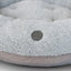 Chester & Lee | Furry Gray Donut Dog Bed