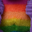 Rainbow Unicorn Knottie® Plush Dog Toy