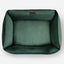 Chester & Lee | Classic Velvet Sleeper Dog Bed Green