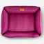 Chester & Lee | Cotton Sleeper Dog Bed Berry Pink