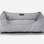 Chester & Lee | Fancy Corduroy Sleeper Dog Bed Gray