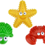 Multipet Deep Sea Teethers Assortment - Assorted Animals 6"