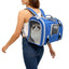 Mr. Peanut's Monterey Series Airline Compliant Horizontal Backpack Pet Carrier