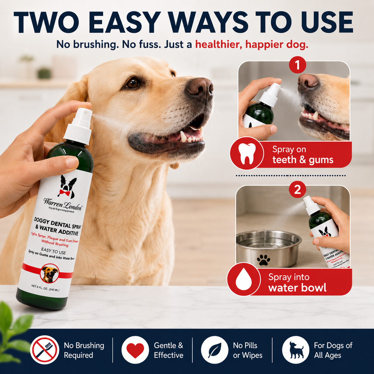 Doggy Dental Spray & Water Additive