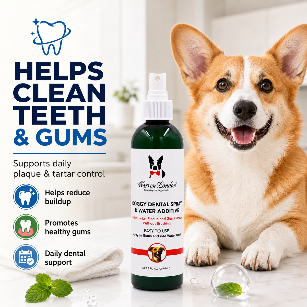 Doggy Dental Spray & Water Additive