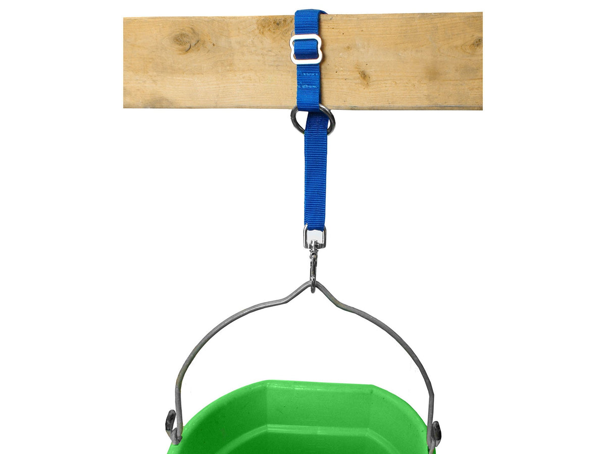 Derby Originals Heavy Duty Adjustable 30” Nylon Hanging Bucket Straps for Water and Feed Buckets - Available in 12 Colors