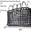 Supreme XL 4-Sided Slow Feeder Hay Bag – 1.75" x 3.5" Horse Mouth Openings – Balanced Feeding | Patented Design – 1-Year Warranty