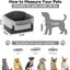 Dog Car Seat Booster for Small Dogs Under 25lbs, Travel Safety Seat with Leash