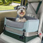 Dog Car Seat Booster for Small Dogs Under 25lbs, Travel Safety Seat with Leash