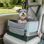 Dog Car Seat Booster for Small Dogs Under 25lbs, Travel Safety Seat with Leash