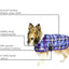 Derby Originals Ruff Pup Arctic Purple Plaid Dog Coat – 1200D Waterproof Ripstop, 150g Insulated Winter Jacket, Breathable 3-Layer Design, Adjustable Fit, 2-Year Warranty
