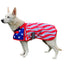 Derby Originals 600D Stars & Stripes Waterproof Dog Coat 70D Lining, 150 Polyfill