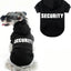 Dog Hoodie Security Fleece Sweatshirt w/ Leash Hole Warm Pet Costume for Small Dogs