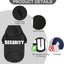 Dog Hoodie Security Fleece Sweatshirt w/ Leash Hole Warm Pet Costume for Small Dogs
