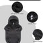 Dog Hoodie Security Fleece Sweatshirt w/ Leash Hole Warm Pet Costume for Small Dogs