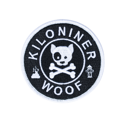 DOG & CROSSBONES Glow In The Dark Morale Patch