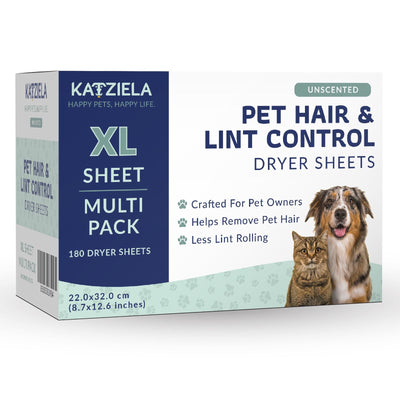 Pet Hair Dryer Sheets, 180 count