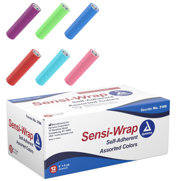 Dynarex Sensi Wrap, Self-Adherent, Assorted