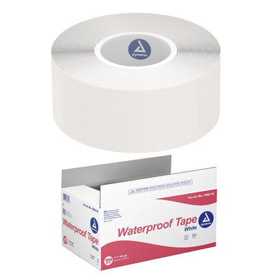 Dynarex Waterproof Adhesive Tape, 1" x 10yds  Bulk - 168ea/cs (168 Count)