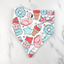 Patriotic Pool Party Dog Bandana