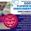 Flower eBowl Deep Slow Feeder Dog Bowl for Enrichment | USA Made