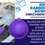 Garden of Eatin' Tipsy Bowl - Wobble Lick Mat for Dogs & Cats | USA Made
