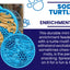 Turtle eMat-Mini Lick Mat with Suction Cups - Small Dogs & Cats | USA