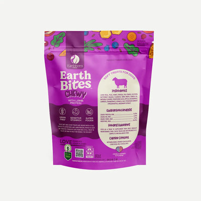 EarthBites Chewy with Lamb Protein, Grain Free Dog Treats (7oz)