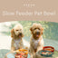 [Wave] Slow Feeder Dog Bowls - Pink / Beige / Orange