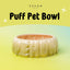 Puff Pet Bowl - Gradient Olive