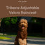 Tribeca adjustable velcro raincoat -  Choco