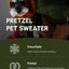 Pretzel Pet Sweater - Olive Green