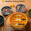 [Macaroni] Slow Feeder Dog Bowls - Yellow / Frozen Blue / Purple
