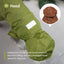 Tribeca adjustable velcro raincoat - Olive