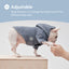 Tribeca adjustable velcro raincoat - Light Blue