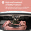 Puff Guard Dog Car Seat - Pink